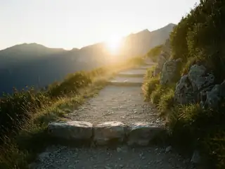 Affirmations : le courage – image de couverture de l’app, générée par IA