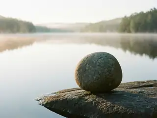 Affirmations : le calme – image de couverture de l’app, générée par IA