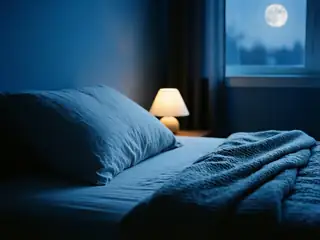 Affirmations : bien dormir – image de couverture de l’app, générée par IA