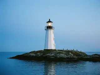 La gardienne du phare – image de couverture de l’app, générée par IA