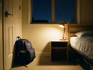 Demain, il y a cours – image de couverture de l’app, générée par IA