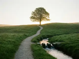 Souhait, obstacle, plan – image de couverture de l’app, générée par IA
