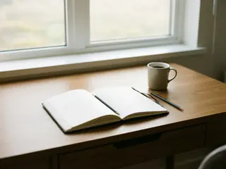 Se mettre au travail – image de couverture de l’app, générée par IA